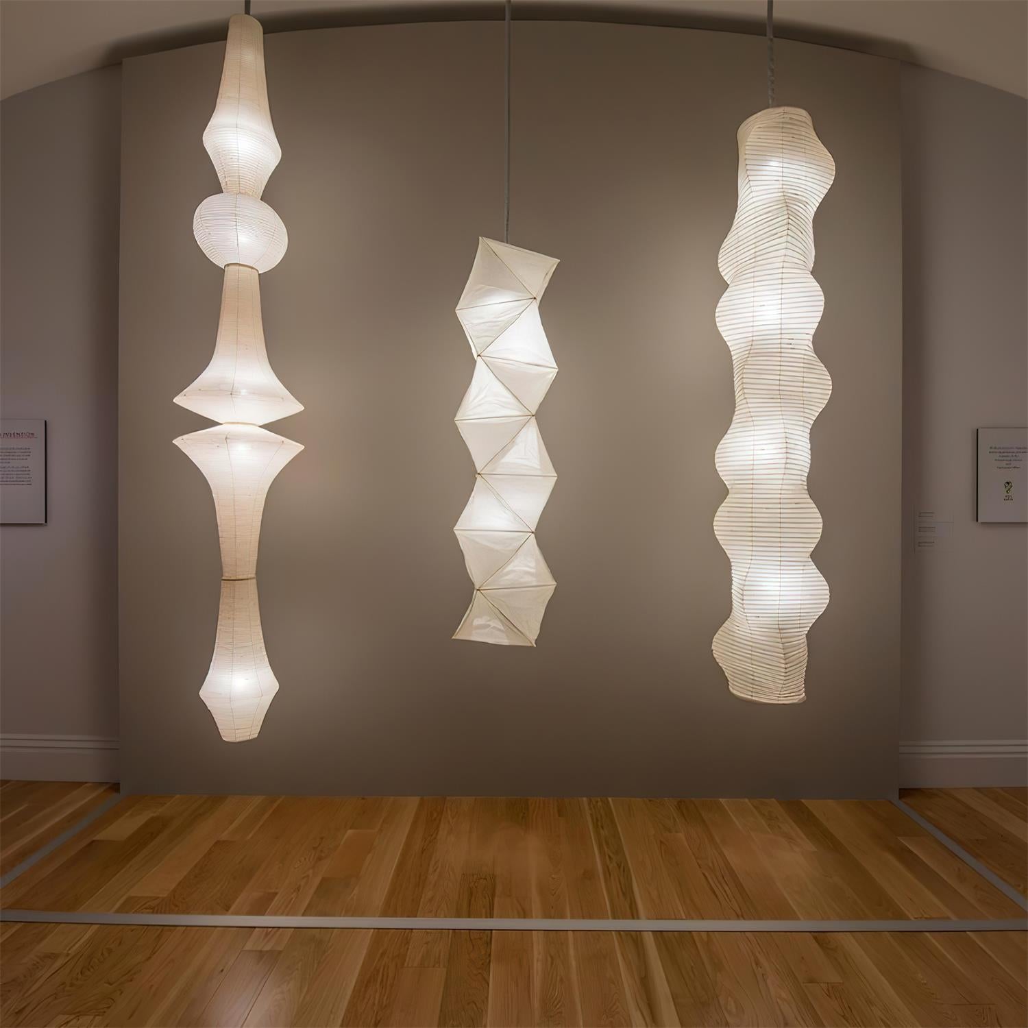 Zyora Sculptural Paper Pendant Lamp