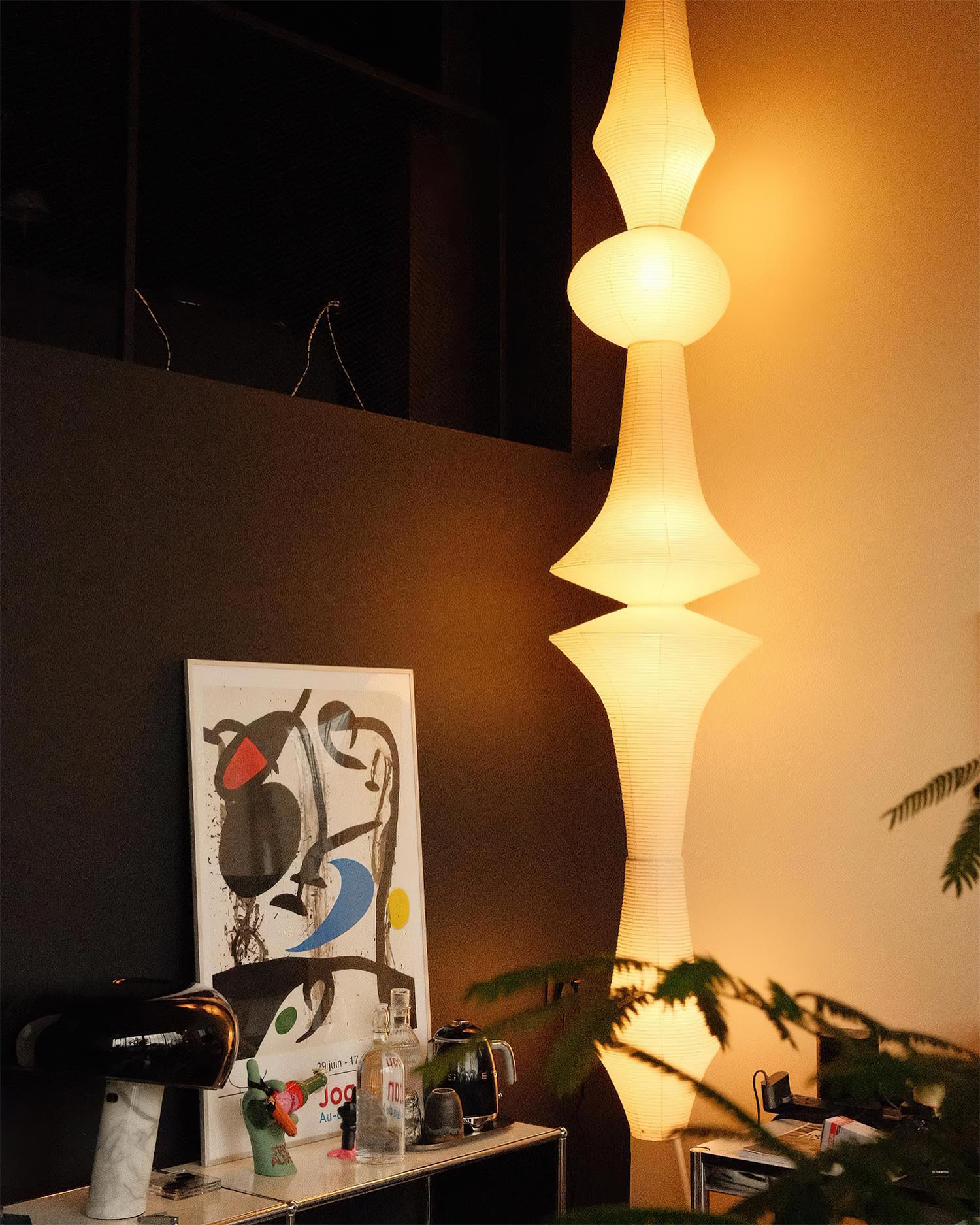 Zyora Sculptural Paper Pendant Lamp