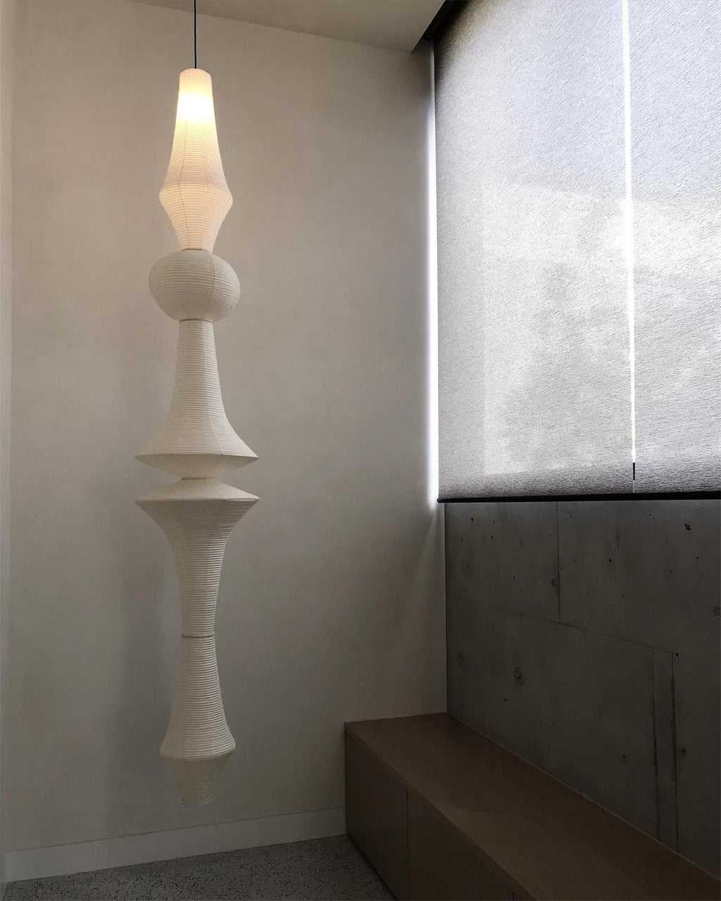 Zyora Sculptural Paper Pendant Lamp