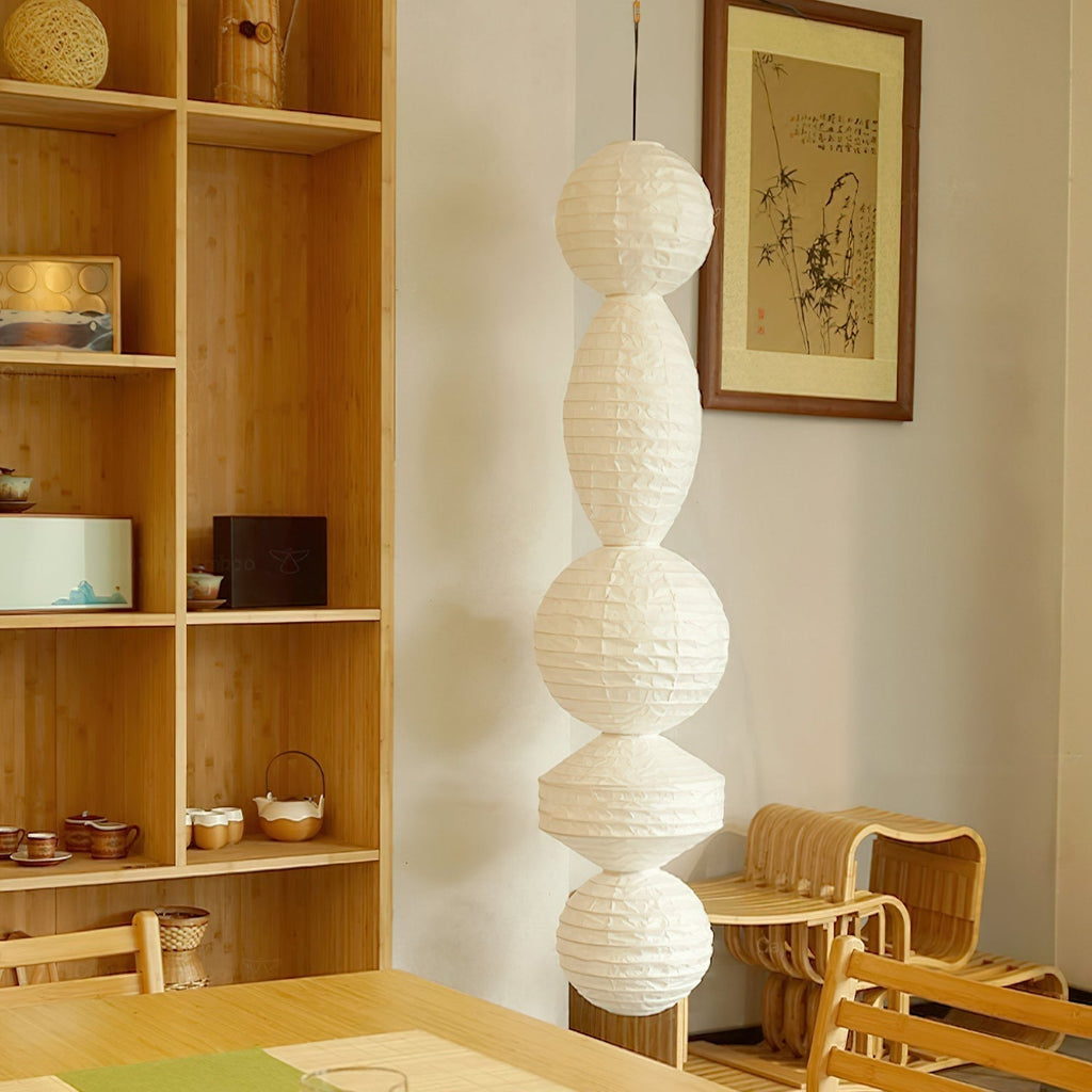 Nami Pendant Light Paper Lantern Wabi-sabi