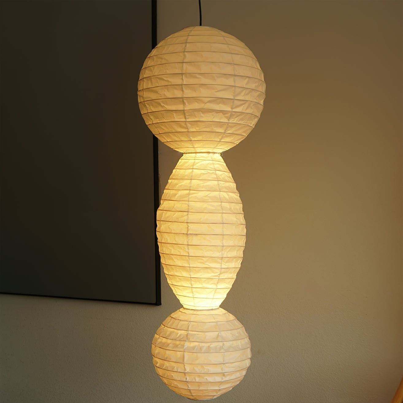 Nami Pendant Light Paper Lantern Wabi-sabi