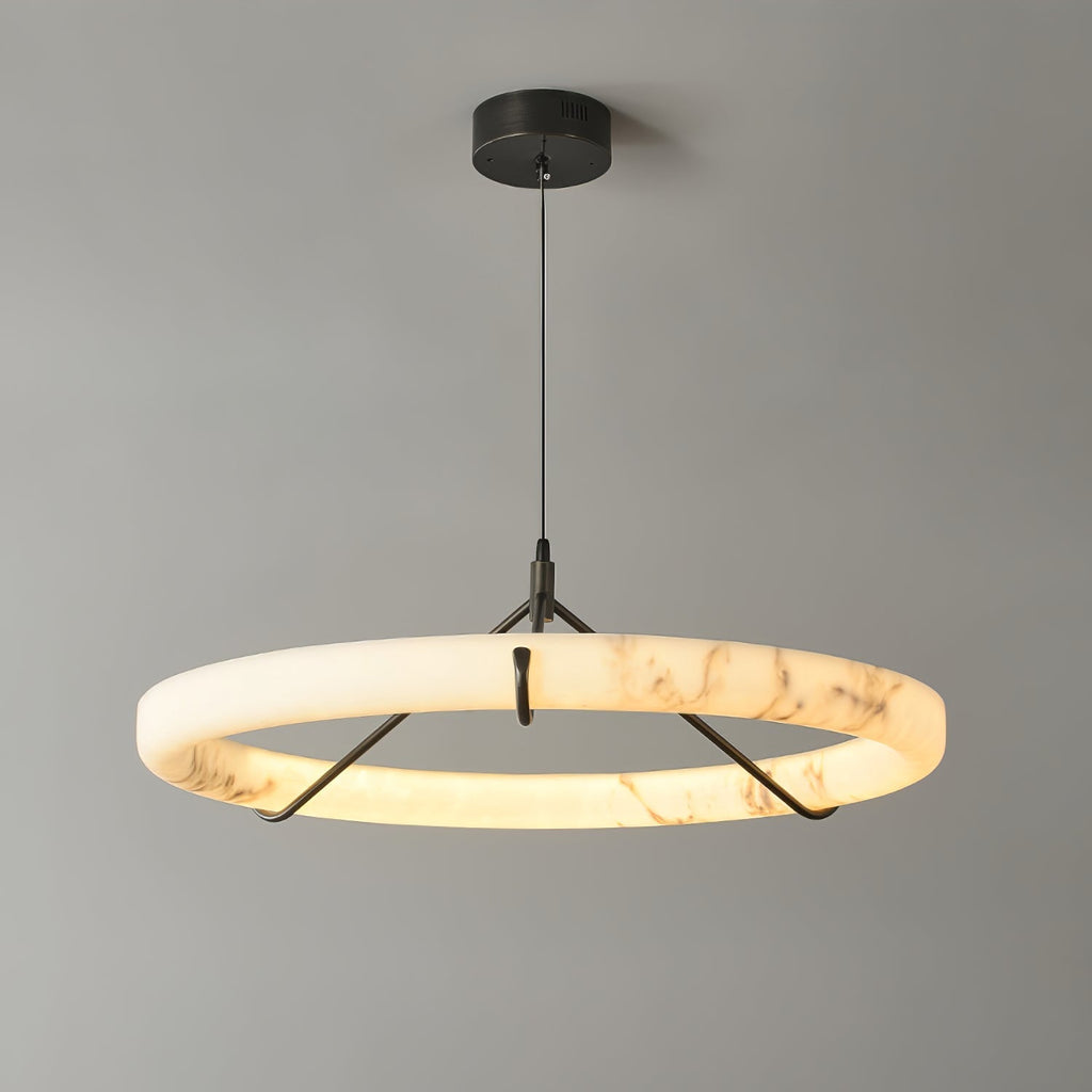 Aureon  Alabaster Chandelier  Luxury