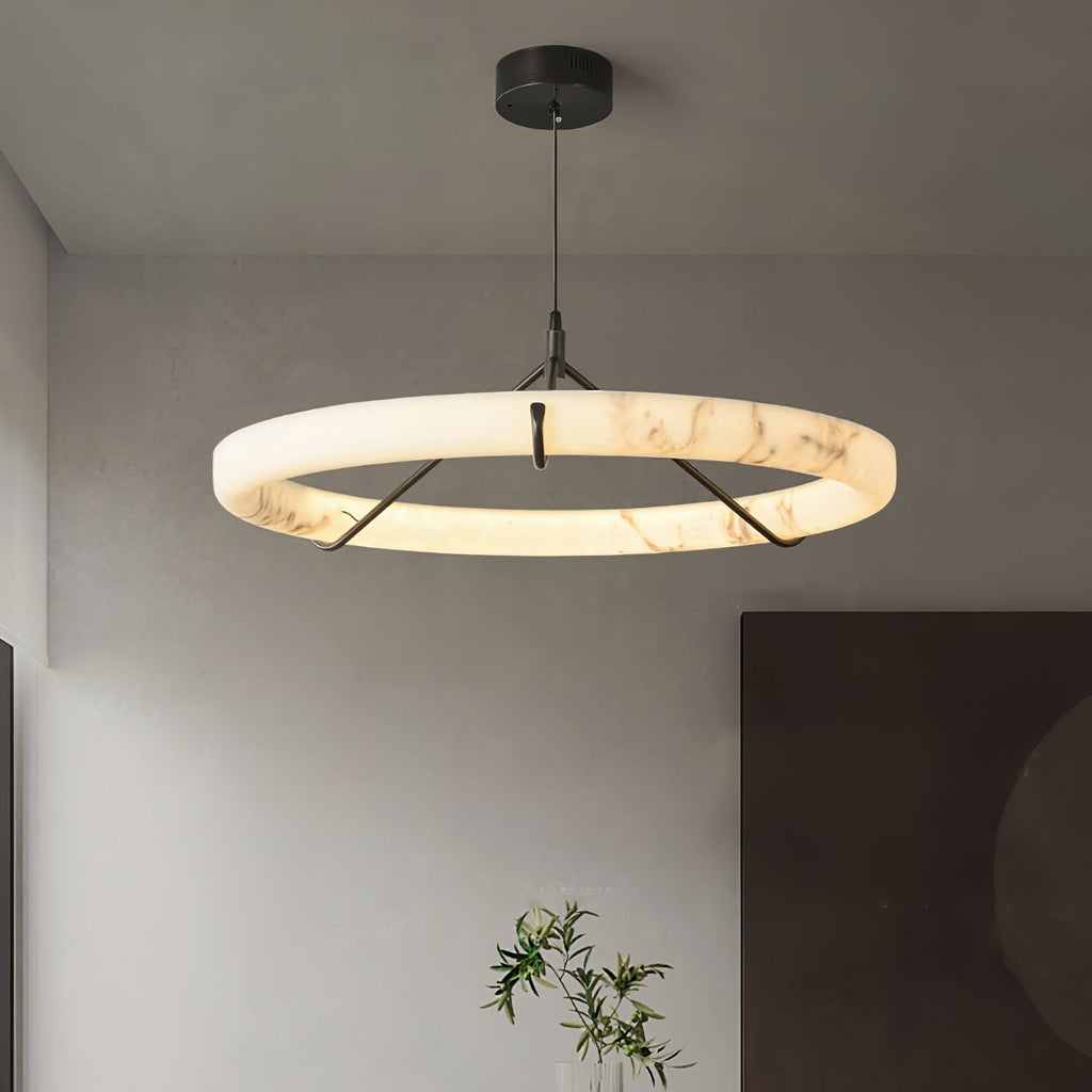 Aureon  Alabaster Chandelier  Luxury