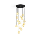 Alabaster Chandelier Balls Cluster