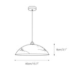 Ljomuvyd Individual Creativity Dome Alabaster Pendant Light