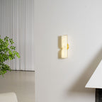 Lunaris Alabaster Rectangular Wall Lamp