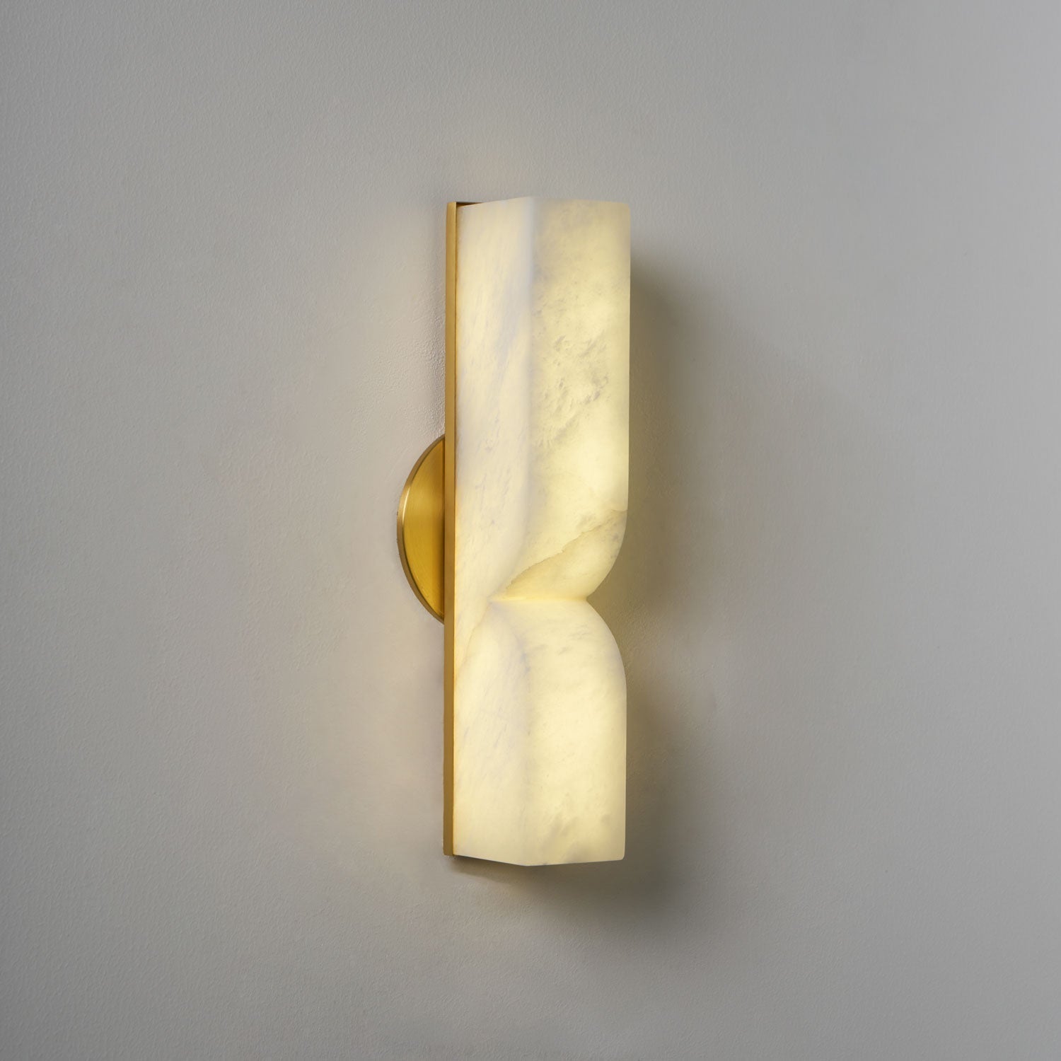 Lunaris Alabaster Rectangular Wall Lamp