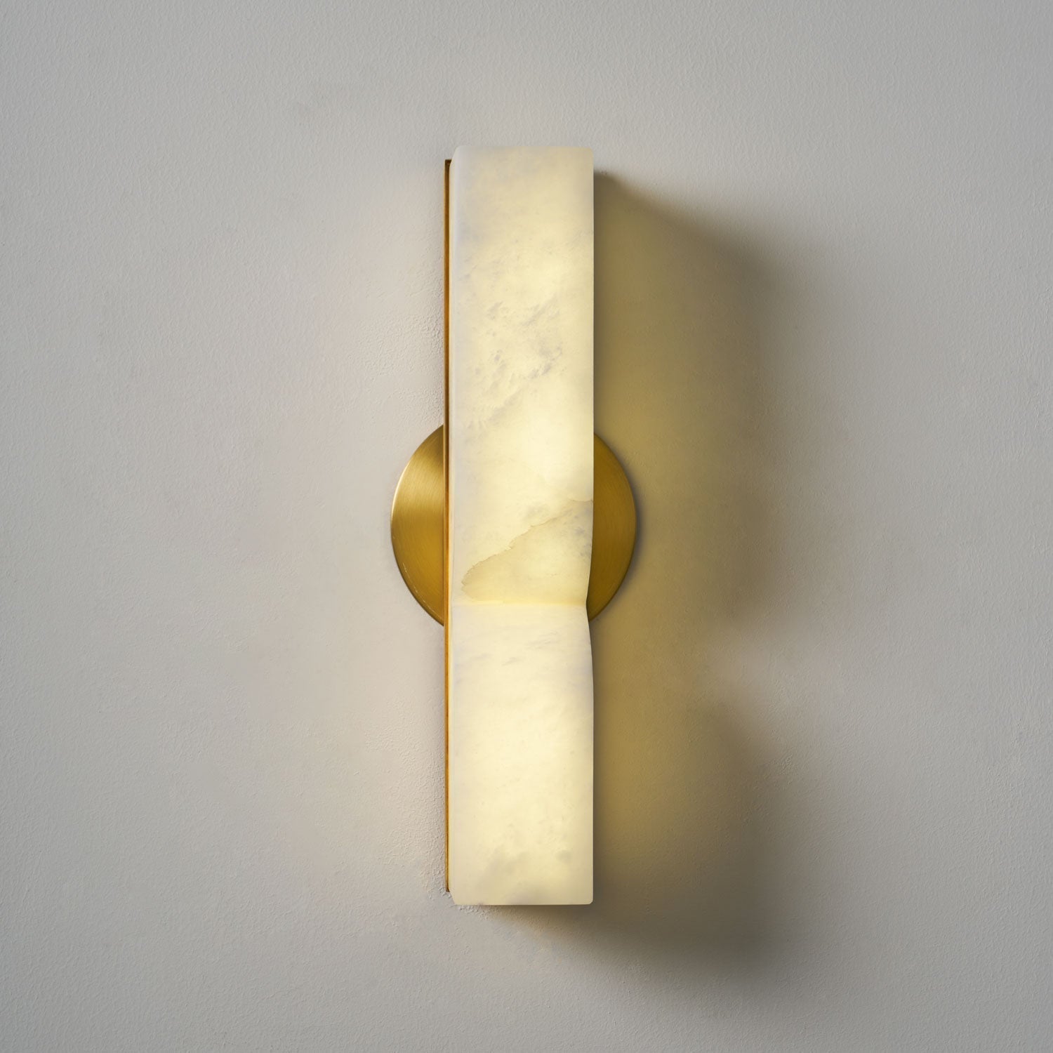 Lunaris Alabaster Rectangular Wall Lamp