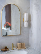 Lunaris Alabaster Rectangular Wall Lamp