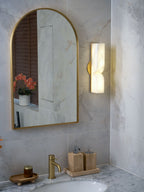 Lunaris Alabaster Rectangular Wall Lamp