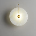 Kristy Alabaster LED Wall Lamp Round Iconic Circular