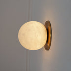 Kristy Alabaster Mini Orb Wall Lamp
