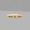 Orion Double Ring Alabaster Chandelier