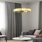 Orion Double Ring Alabaster Chandelier