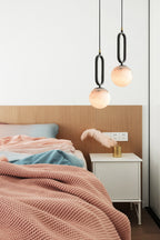 Gloruvyd Minimalist Ball Alabaster Pendant Light