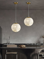 Fljotuvye Modern Ball Alabaster Pendant Light