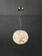 Fljotuvye Modern Ball Alabaster Pendant Light