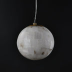 Fljotuvye Modern Ball Alabaster Pendant Light