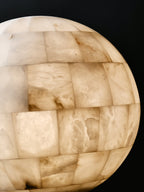 Fljotuvye Modern Ball Alabaster Pendant Light