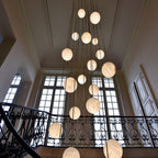 Alabaster Chandelier Balls Cluster