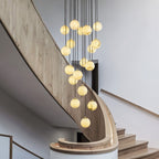 Alabaster Chandelier Balls Cluster