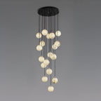 Alabaster Chandelier Balls Cluster
