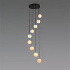 Alabaster Chandelier Balls Cluster