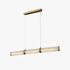 Eira Minimalist Alabaster Linear Pendant Light