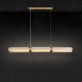 Eira Minimalist Alabaster Linear Pendant Light