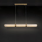 Eira Minimalist Alabaster Linear Pendant Light