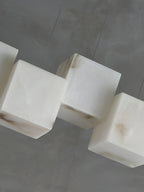 Jarnbruvyd Individual Modern Box Alabaster  Chandelier