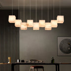 Jarnbruvyd Individual Modern Box Alabaster  Chandelier