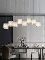 Eurraeel Alabaster Spiral Chandelier