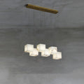 Eurraeel Alabaster Spiral Chandelier