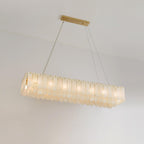 Vevelila Chandelier Modern in Alabaster - Kingsley Beaumont