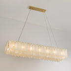 Vevelila Chandelier Modern in Alabaster - Kingsley Beaumont