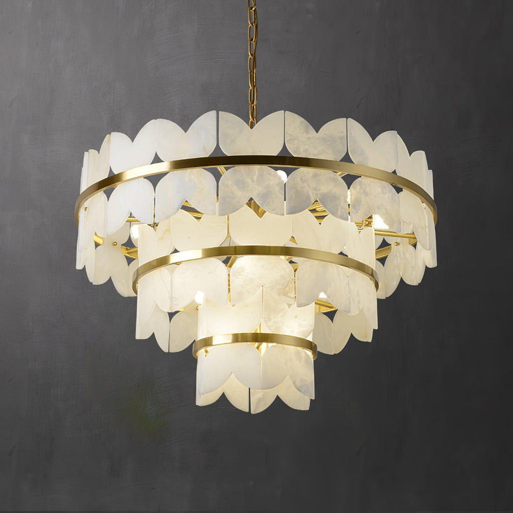Seraphina Vintage Alabaster Chandelier