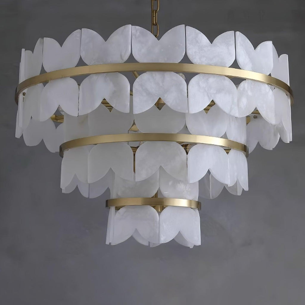 Seraphina Vintage Alabaster Chandelier