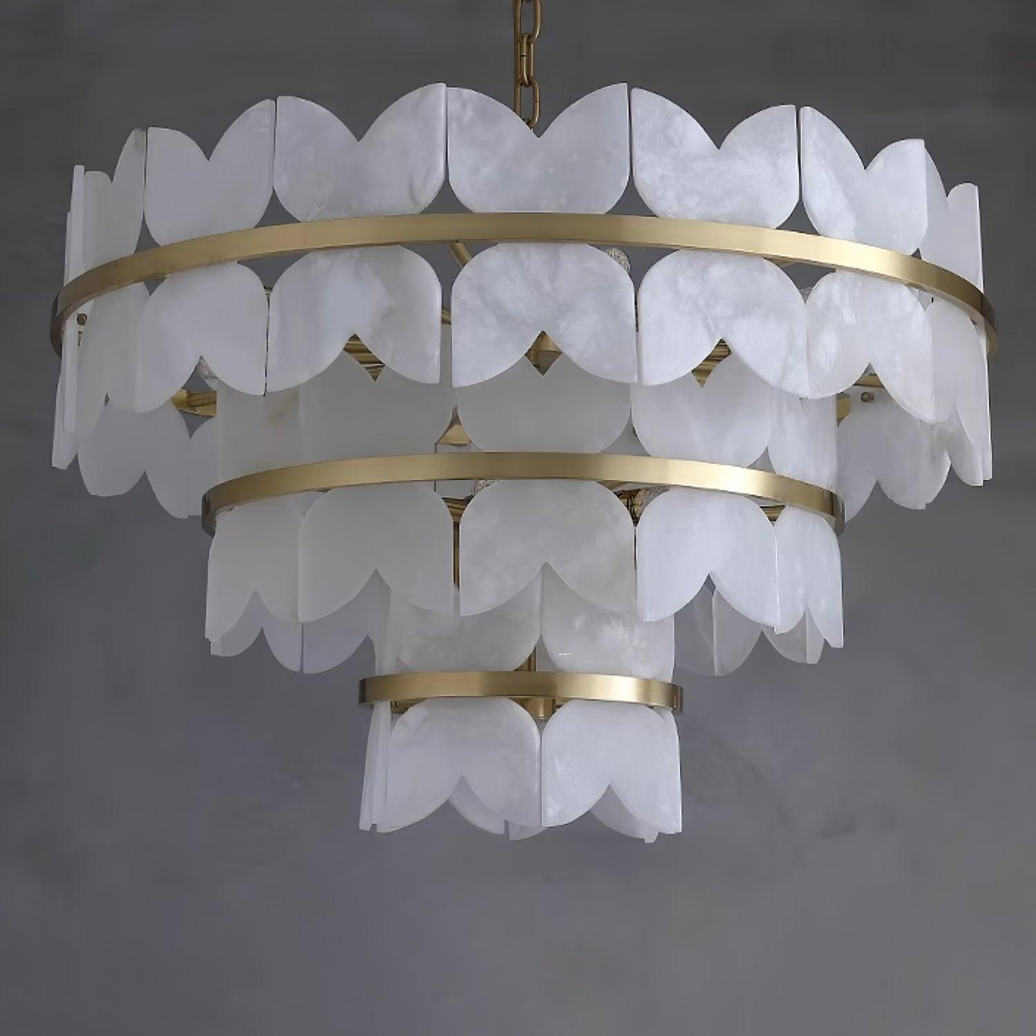 Seraphina Vintage Alabaster Chandelier