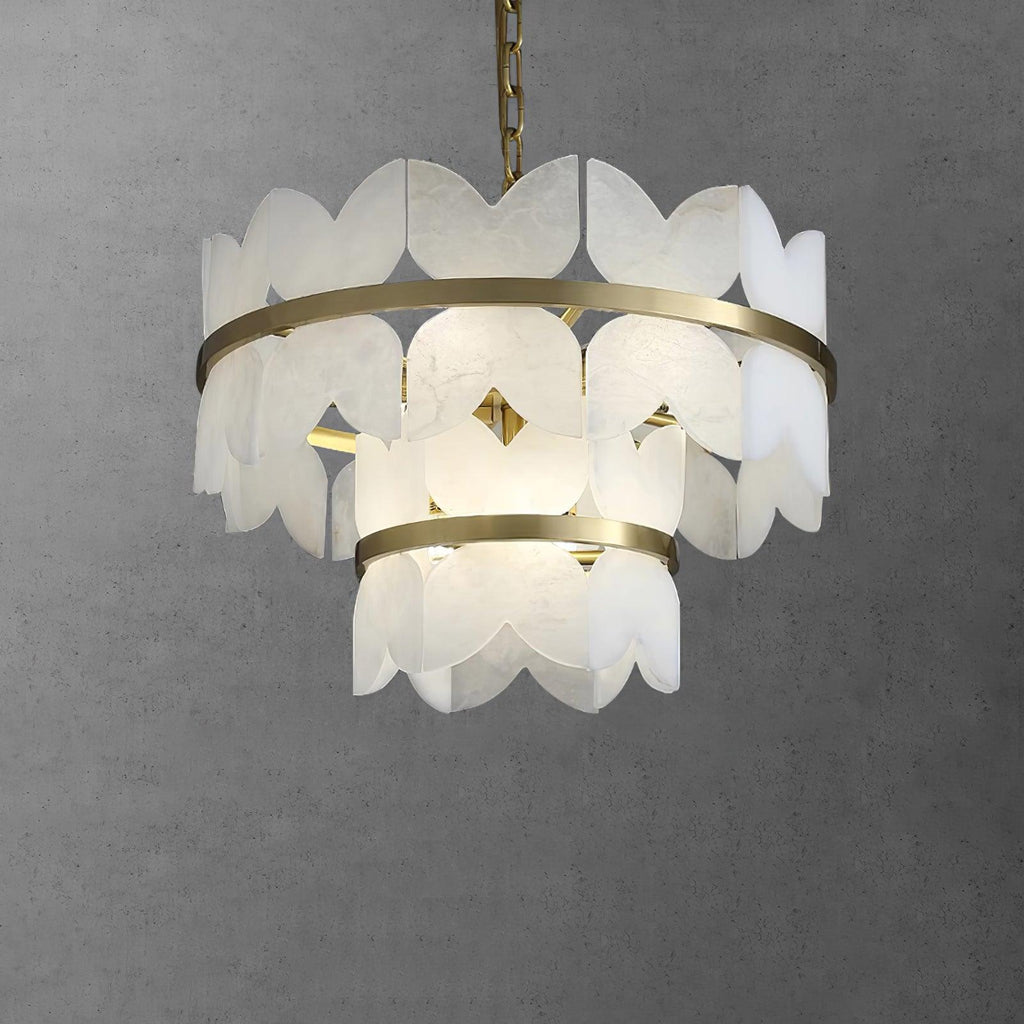 Seraphina Vintage Alabaster Chandelier