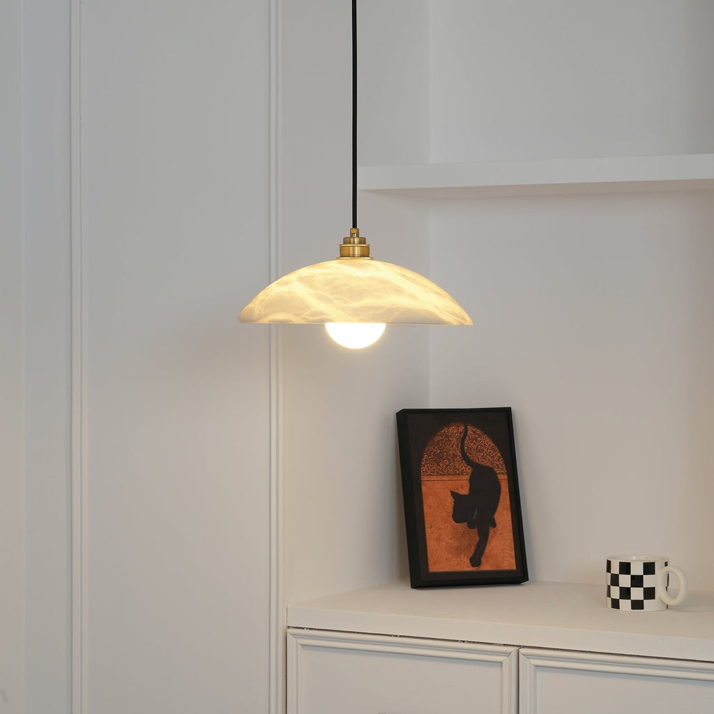 Orcariel Pendant Light Modern in Alabaster - Kingsley Beaumont
