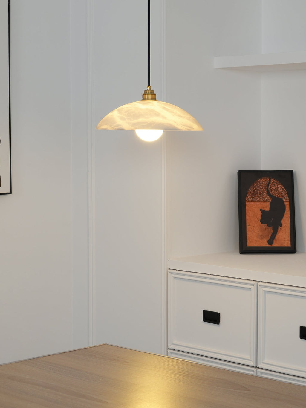 Orcariel Pendant Light Modern in Alabaster - Kingsley Beaumont