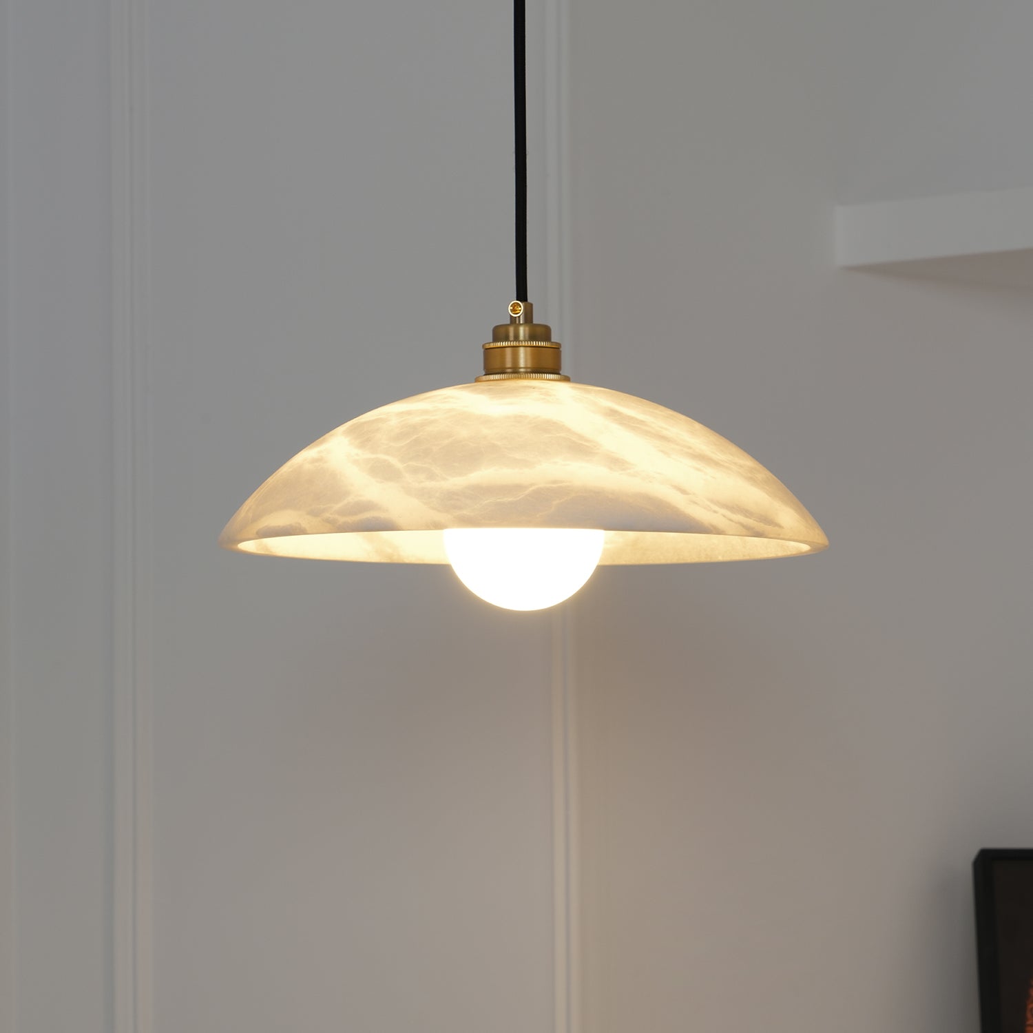 Orcariel Pendant Light Modern in Alabaster - Kingsley Beaumont