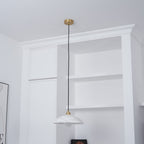 Ljomuvyd Individual Creativity Dome Alabaster Pendant Light
