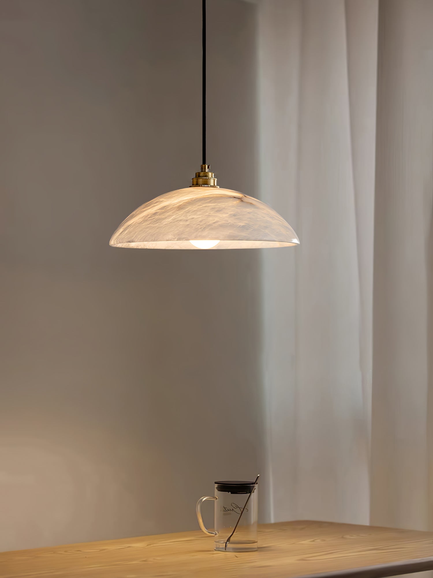 Orcariel Pendant Light Modern in Alabaster - Kingsley Beaumont