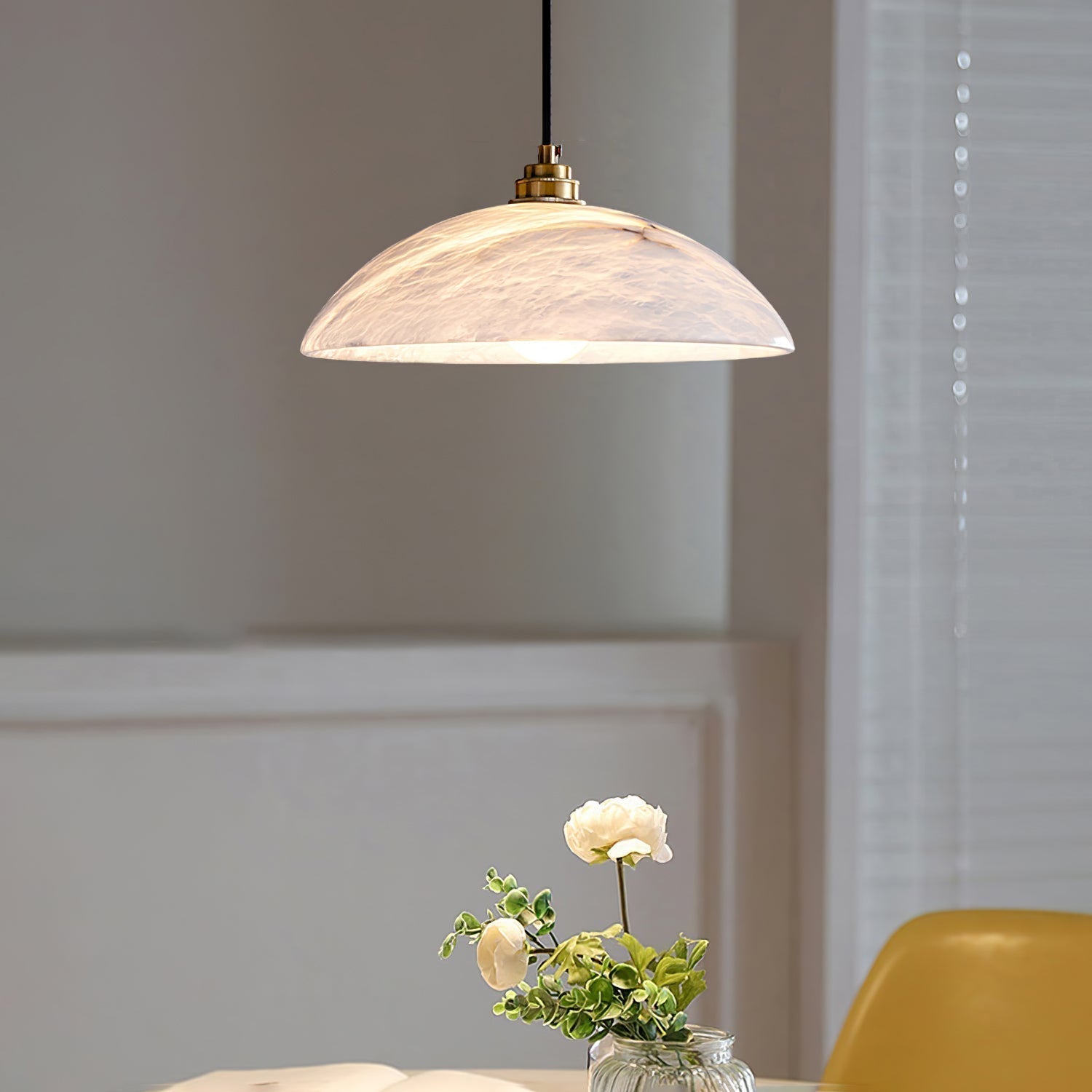 Orcariel Pendant Light Modern in Alabaster - Kingsley Beaumont