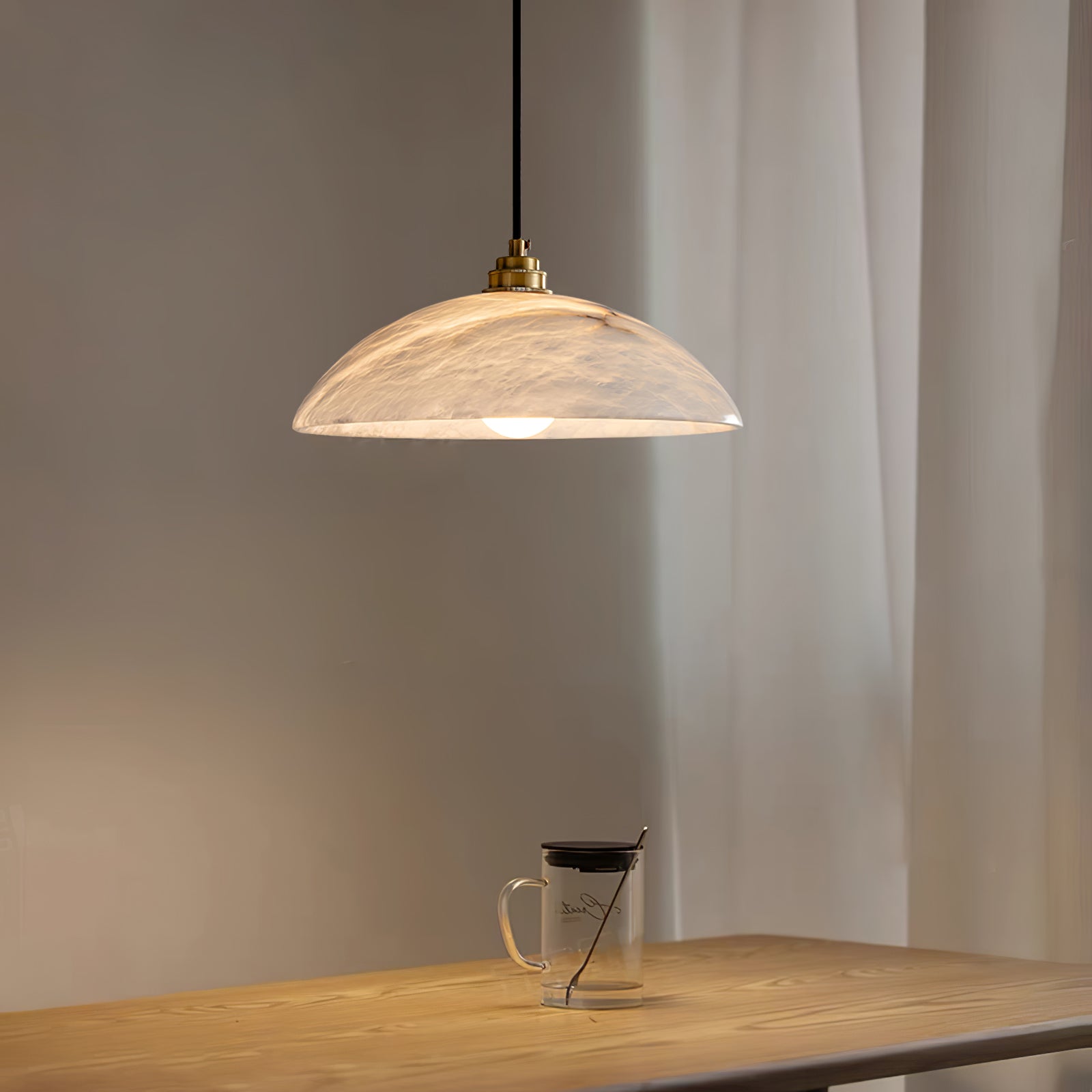 Orcariel Pendant Light Modern in Alabaster - Kingsley Beaumont