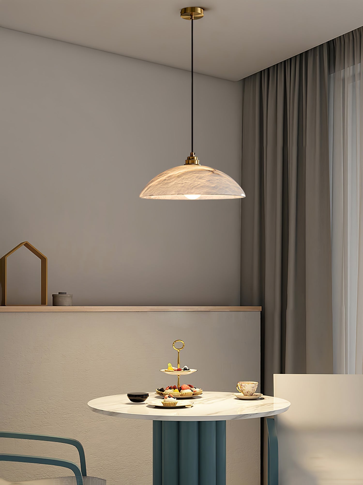 Orcariel Pendant Light Modern in Alabaster - Kingsley Beaumont