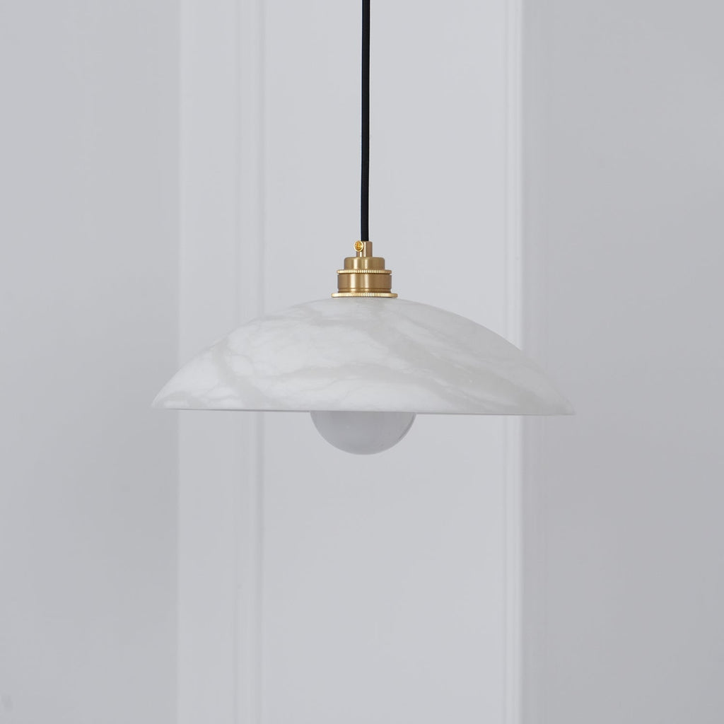 Ljomuvyd Individual Creativity Dome Alabaster Pendant Light