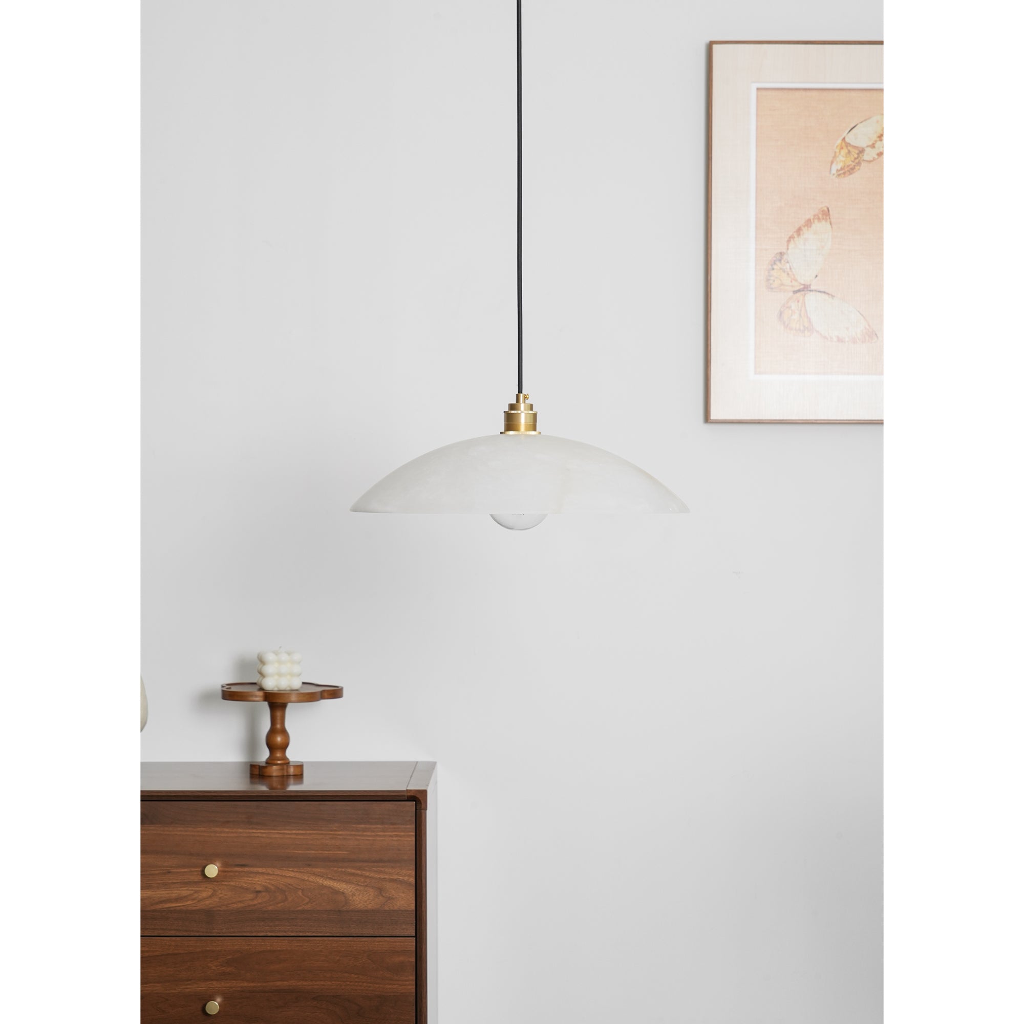 Orcariel Pendant Light Modern in Alabaster - Kingsley Beaumont